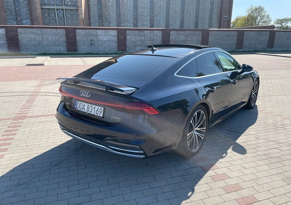 Audi A7 cena 209000 przebieg: 31000, rok produkcji 2019 z Wrocław małe 742